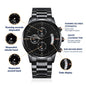 Best Man Engraved Black Watch - ETSY
