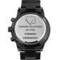 congratulation on pinning ceremony - Engraved Black Chronograph Watch (ETSY)
