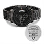 Best Man Engraved Black Watch - ETSY