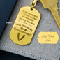 Groomsmen Engraved Keychain (ETSY)
