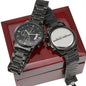 doctor of internal medicine - Engraved Black Chronograph Watch (ETSY)