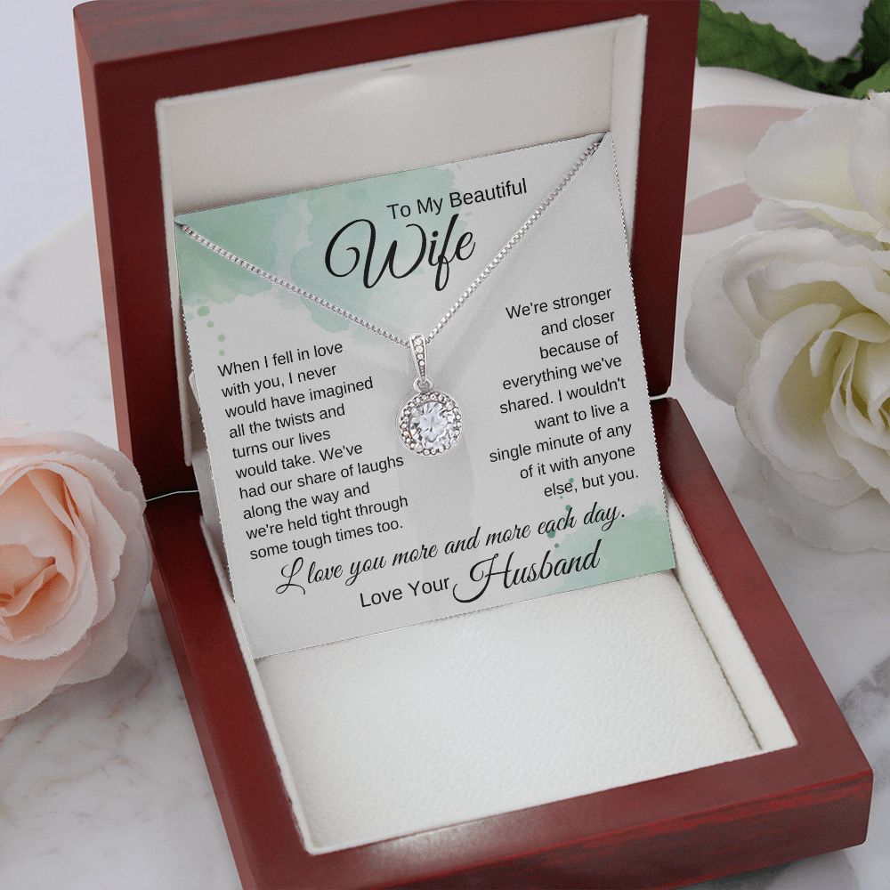 To My Wife - When I Fell in Love With You-watercolor blue (ETSY)