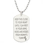 Engraved Dog Tag Necklace _ Future Dad _ETSY