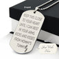 Engraved Dog Tag Necklace _ Future Dad _ETSY