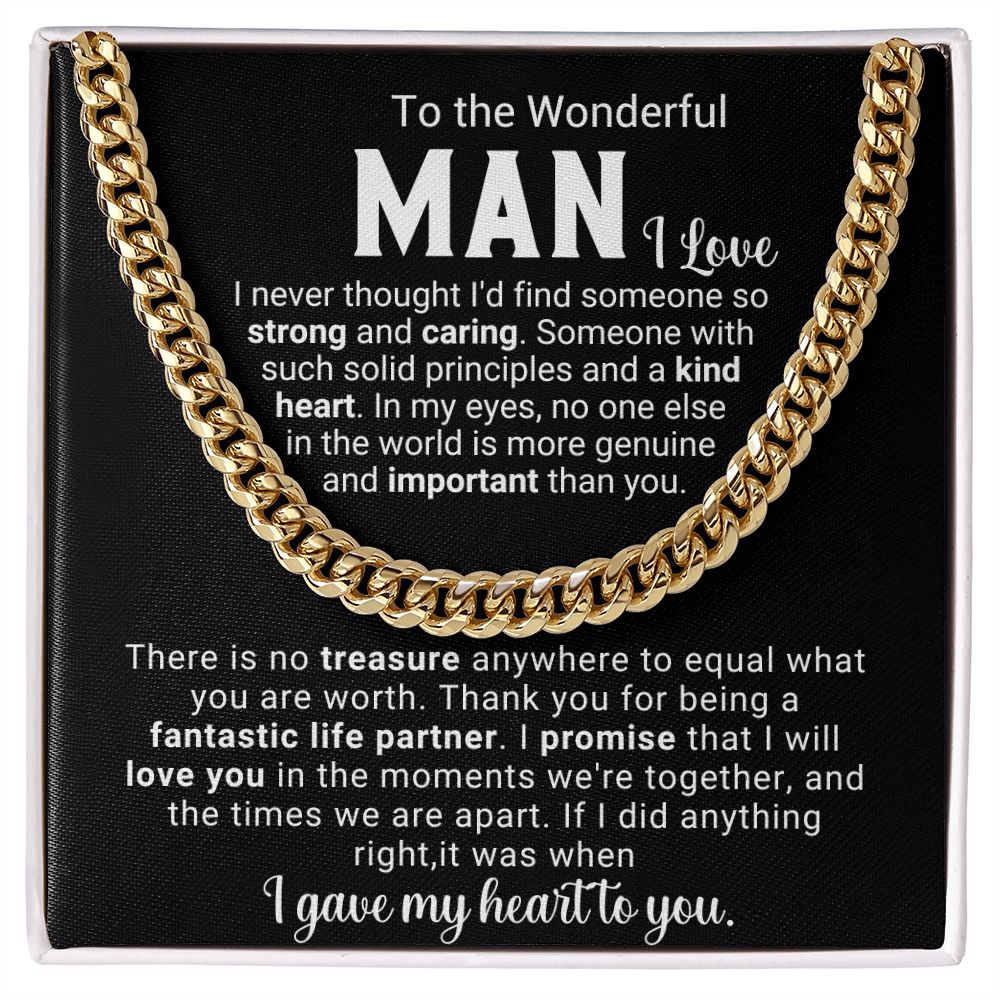 To My Man_No Treasure Equal Your Worth