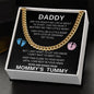 Daddy - From Bump (Black with White) - ETSY