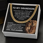 To My Grandson - Stand Tall Even if You Fail (ETSY)