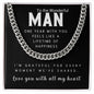 To My Man_ One Year With You(ETSY)