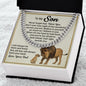 To My Son - Look Right Beside You (ETSY) Cuban Link Chain _ETSY TEMPLATE