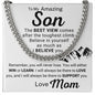 To My Son - Best View After the Toughest Climb (ETSY)