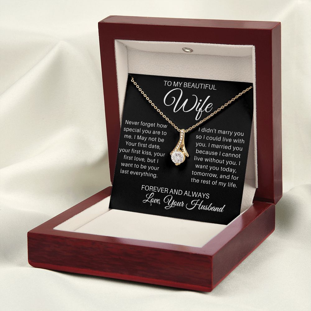 To My Wife - Forever and Always - blackversion_Alluringbeauty (ETSY)