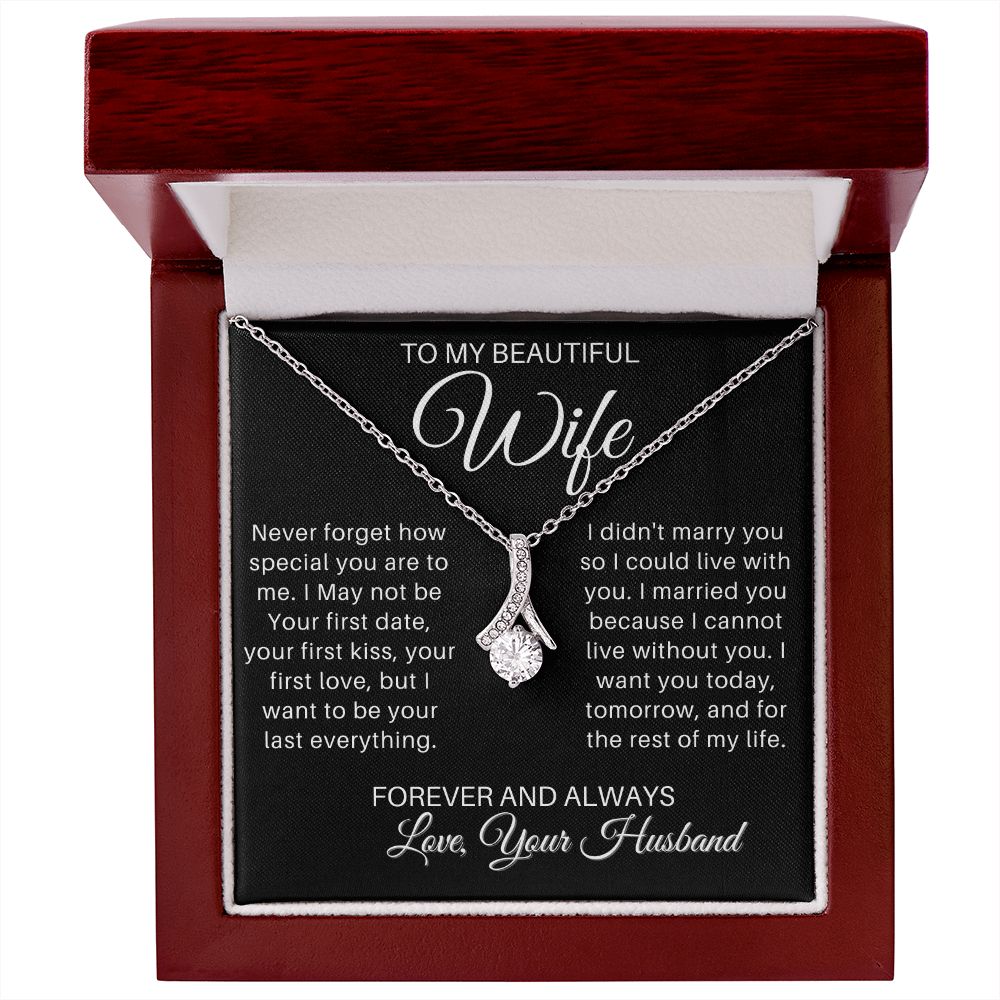 To My Wife - Forever and Always - blackversion_Alluringbeauty (ETSY)