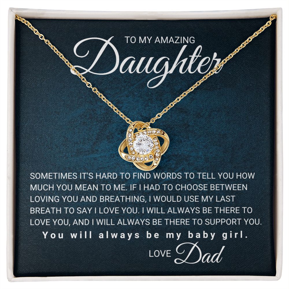 To My Daughter - Always Be My Baby Girl (ETSY)