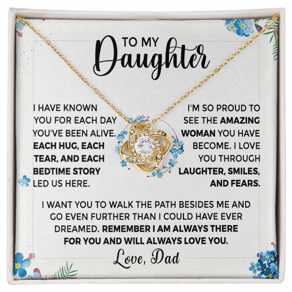 To My Daughter - From Dad Laughter Smiles and Fears