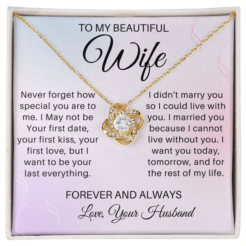 To My Wife - Forever and Always - mixcolorversion (ETSY)