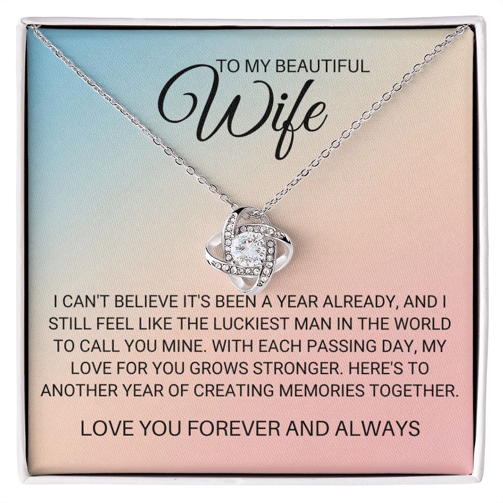 To My Wife - One Year Anniversary(ETSY)