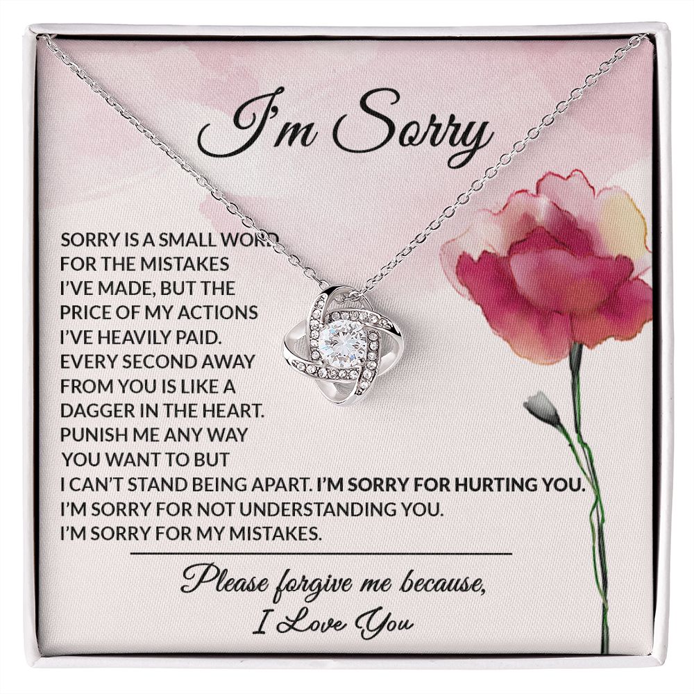 I Am Sorry - pink rose (ETSY)