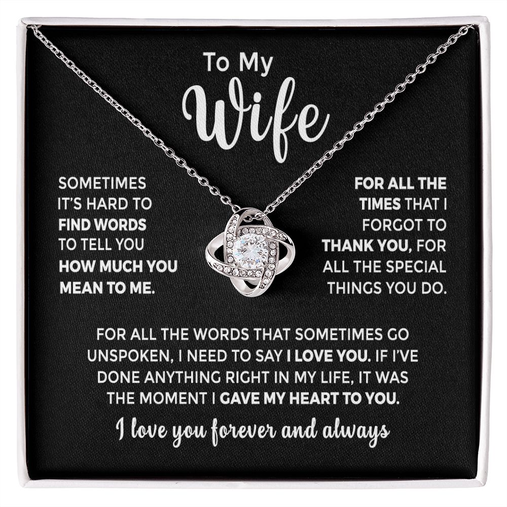 To My Wife - Gave My Heart to You