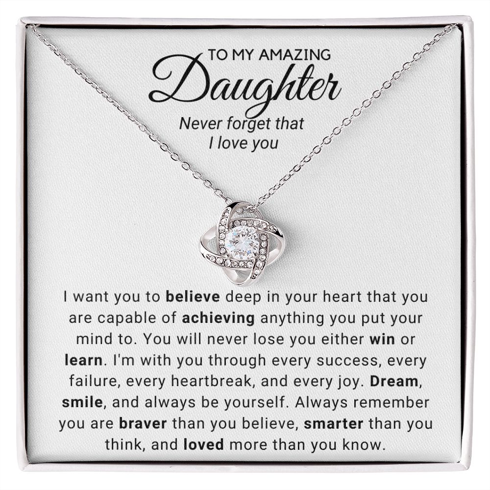 To My Daughter - I Am With You Through Every Success