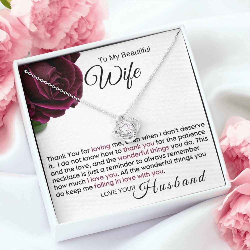 To My Wife - Thank You For Loving Me (ETSY)