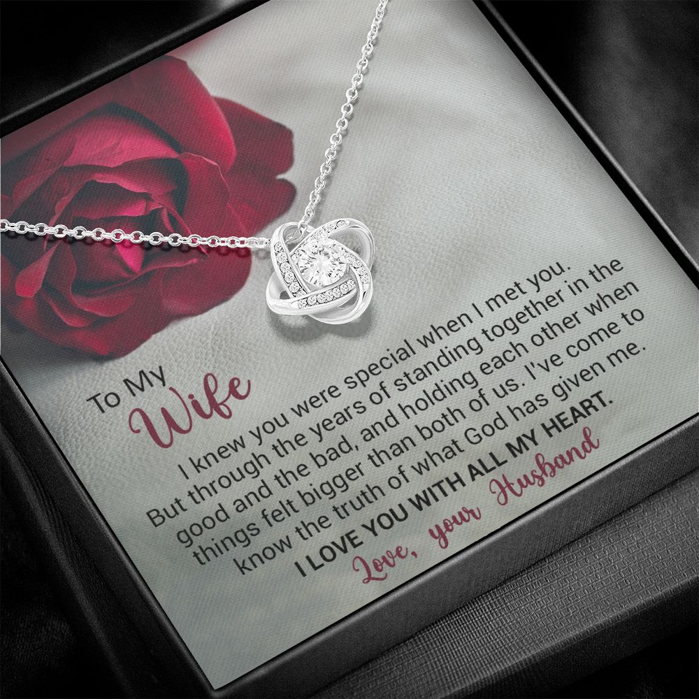 To My Wife - I Knew You Were Special When I Met You