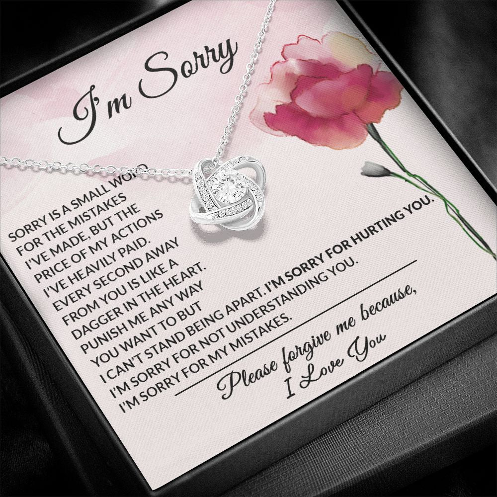 I Am Sorry - pink rose (ETSY)