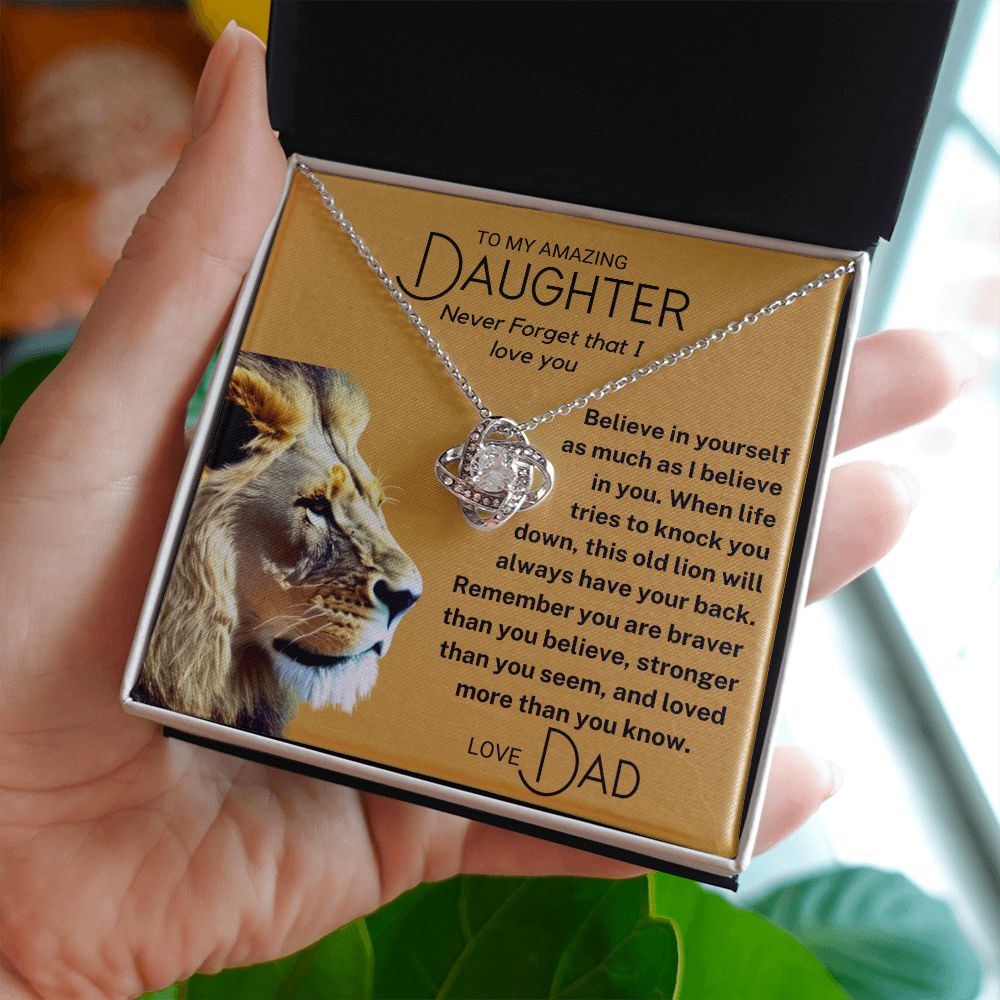 To My Daughter - Believe in Yourself - Lion