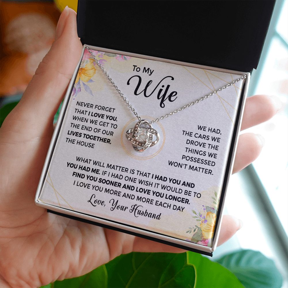 To My Wife - I Had You and You had Me (ETSY)