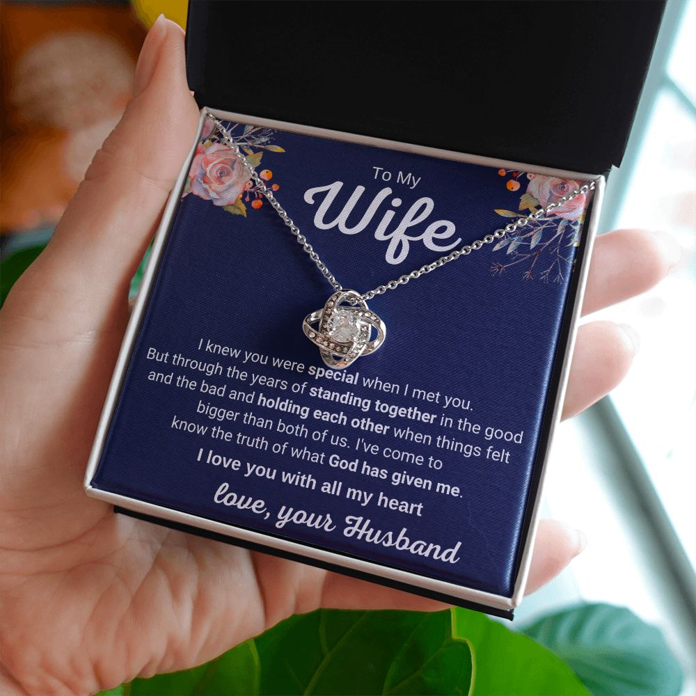 To My Wife - Standing Together in the Good and the Bad (ETSY)