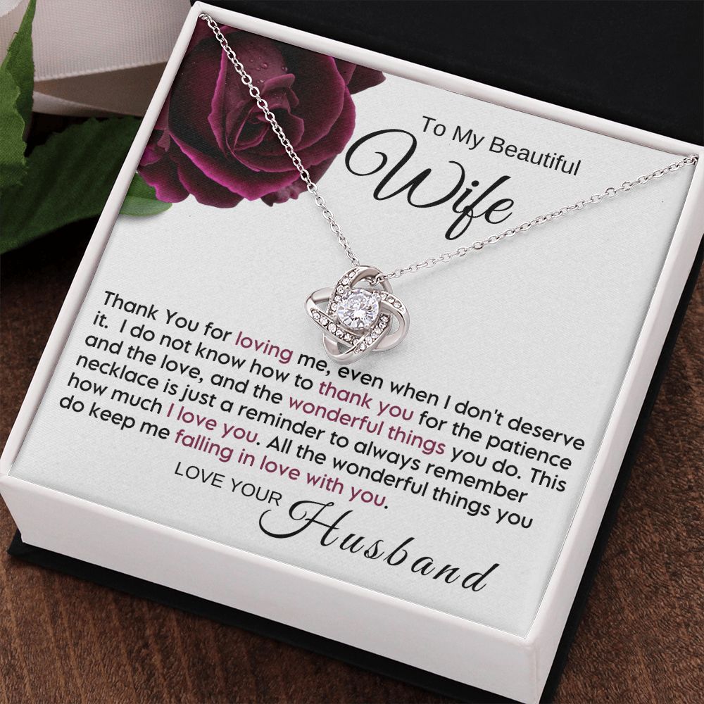 To My Wife - Thank You For Loving Me (ETSY)