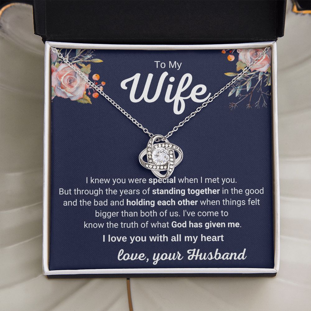 To My Wife - Standing Together in the Good and the Bad (ETSY)