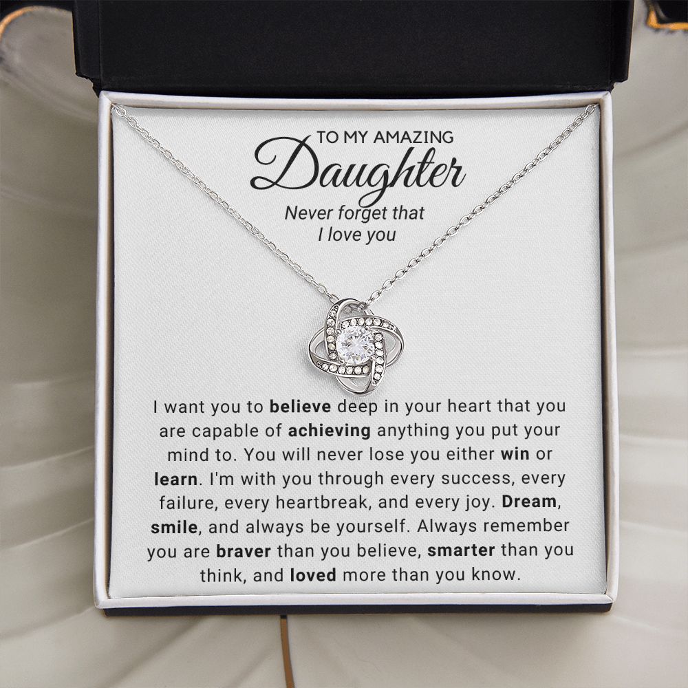 To My Daughter - I Am With You Through Every Success