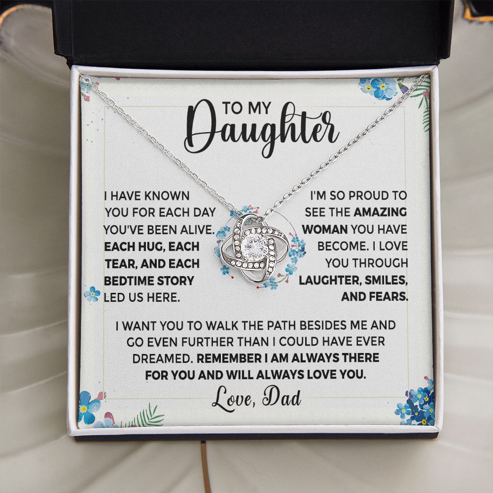 To My Daughter - From Dad Laughter Smiles and Fears