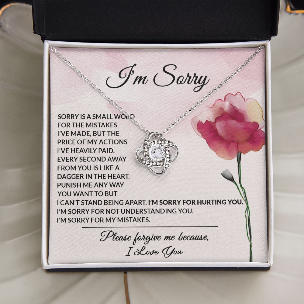 I Am Sorry - pink rose (ETSY)