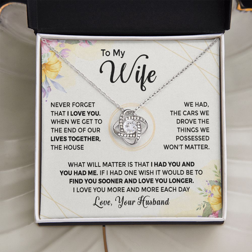 To My Wife - I Had You and You had Me (ETSY)