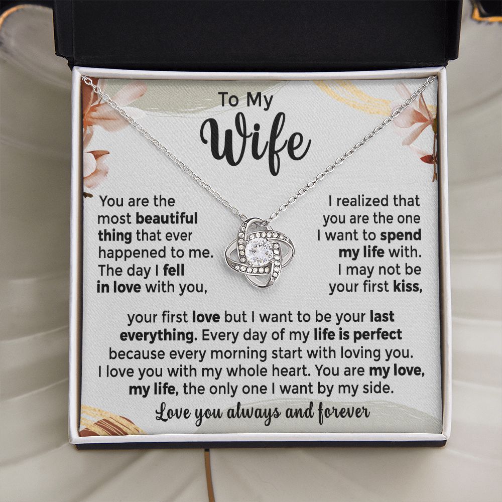 To My Wife - You are the Most Beautiful Thing that Ever Happened to Me (ETSY)