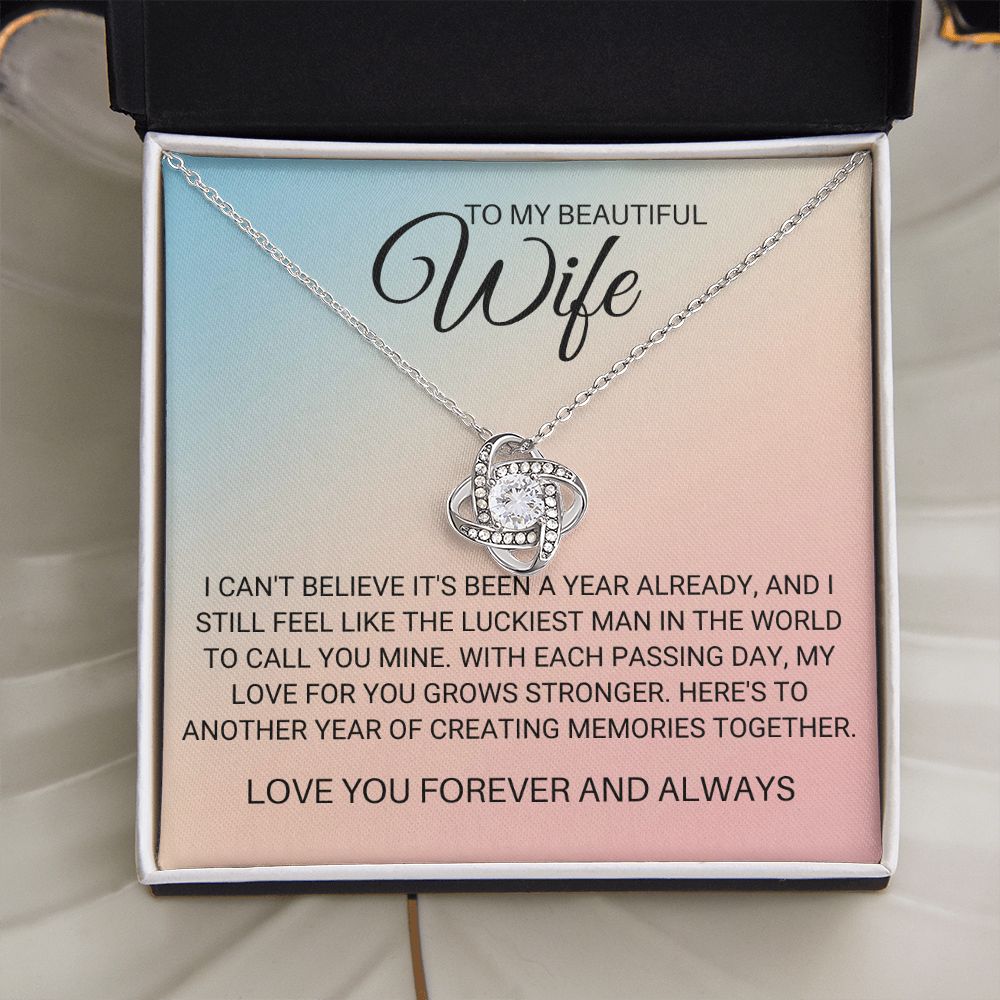 To My Wife - One Year Anniversary(ETSY)
