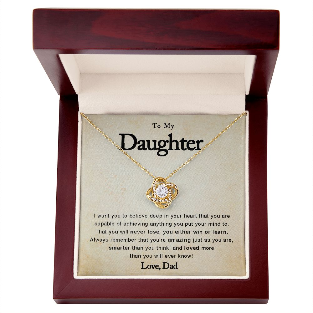 To My Daughter - You Either Win or Learn