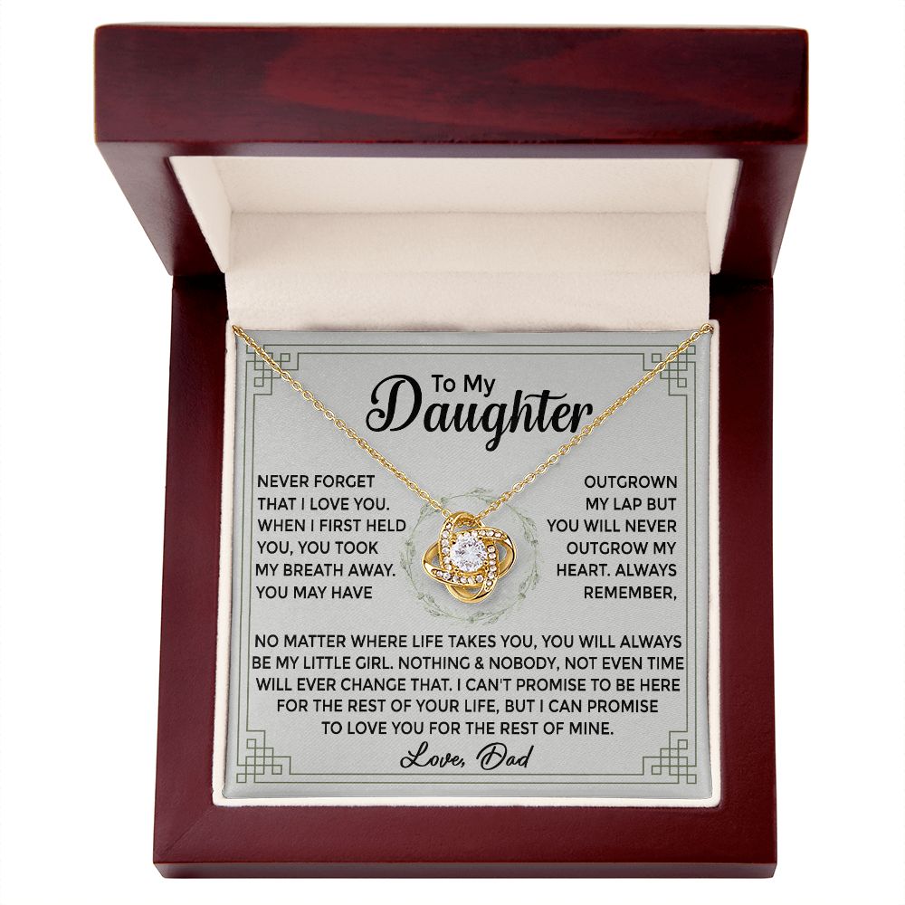 To My Daughter - From Dad Promise to Love You