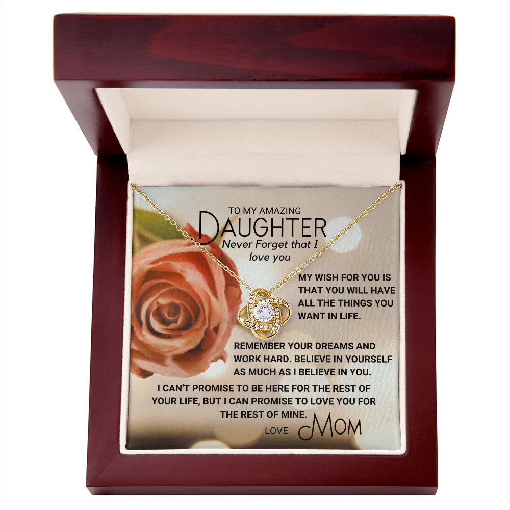 To My Daughter - All the Things You Want in Life (ETSY)