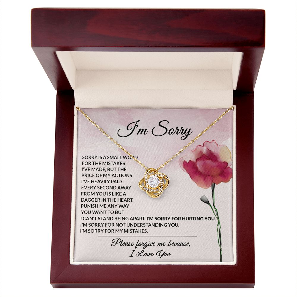 I Am Sorry - pink rose (ETSY)