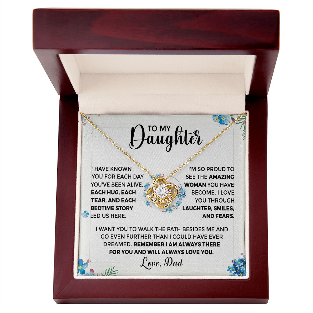 To My Daughter - From Dad Laughter Smiles and Fears