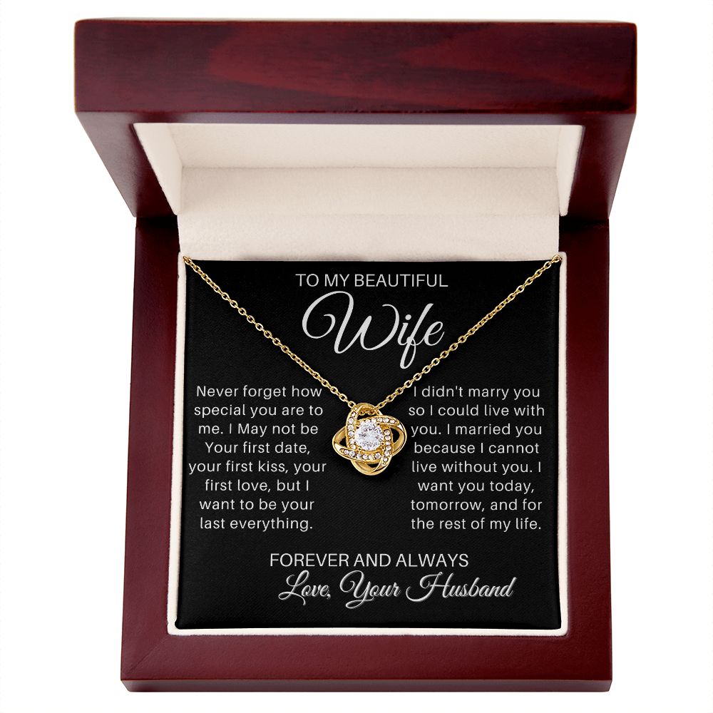 To My Wife - Forever and Always - blackversion (ETSY)