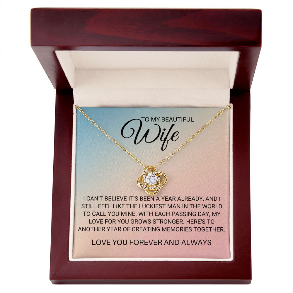 To My Wife - One Year Anniversary(ETSY)