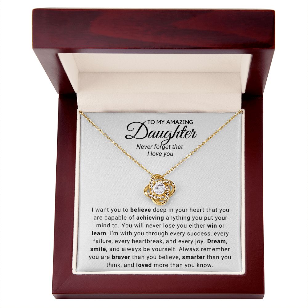 To My Daughter - I Am With You Through Every Success