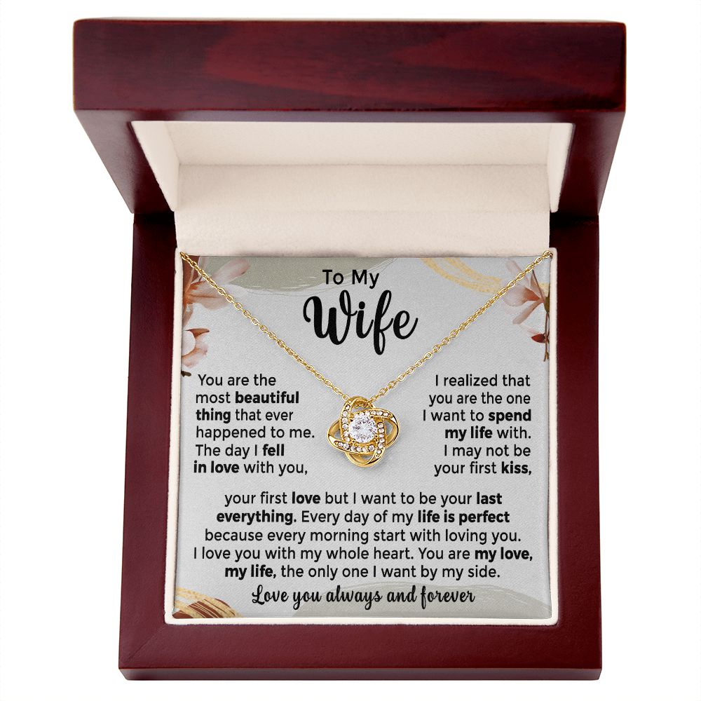 To My Wife - You are the Most Beautiful Thing that Ever Happened to Me (ETSY)