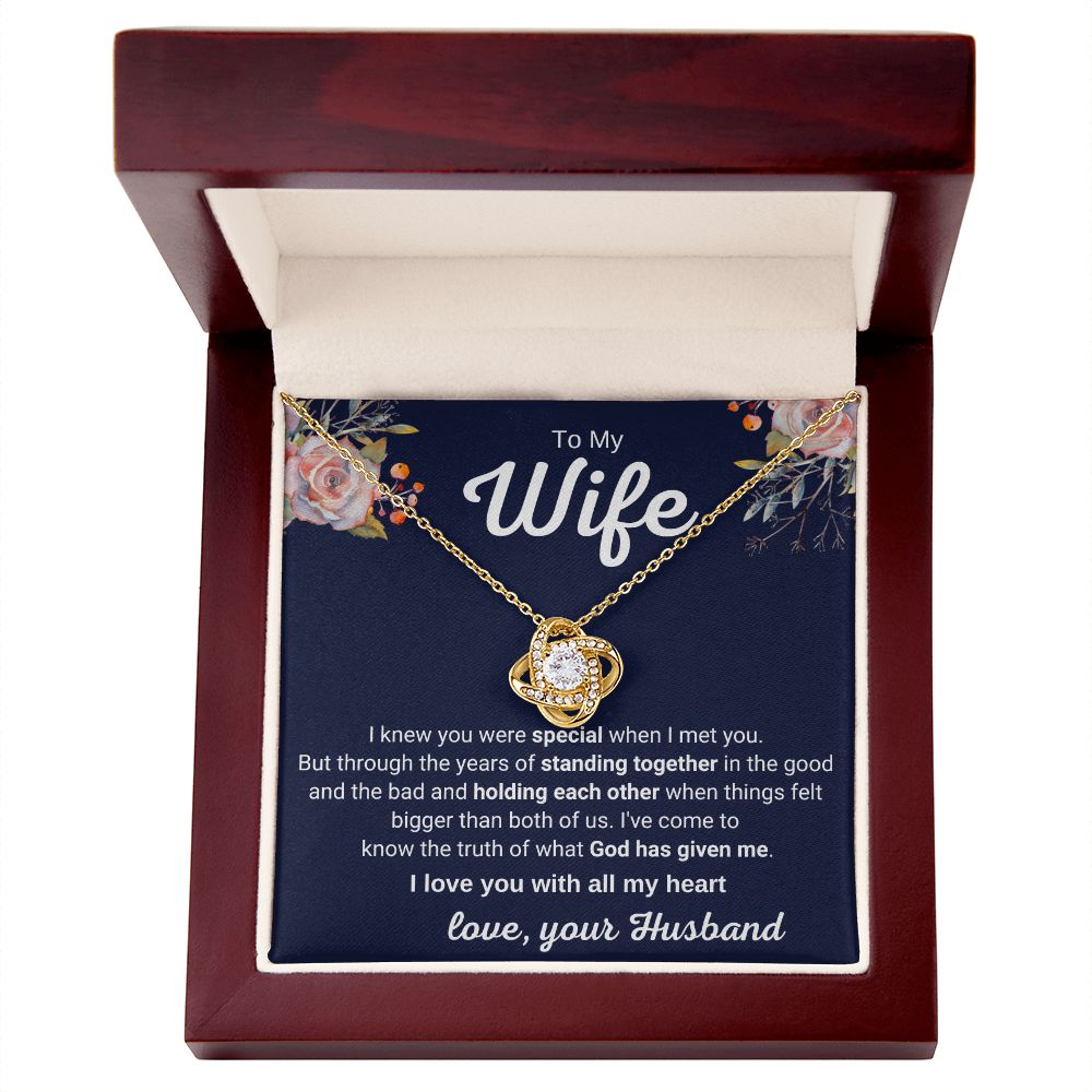 To My Wife - Standing Together in the Good and the Bad (ETSY)