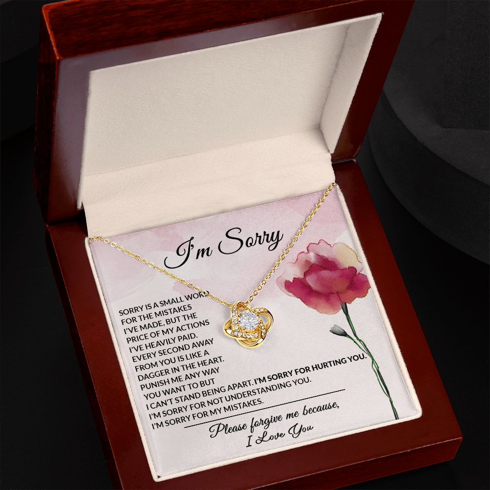 I Am Sorry - pink rose (ETSY)