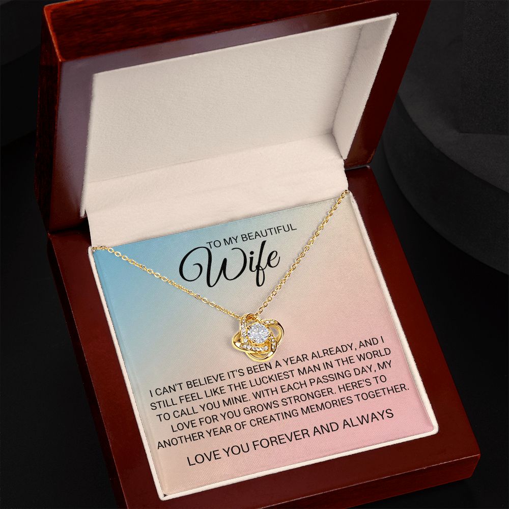 To My Wife - One Year Anniversary(ETSY)