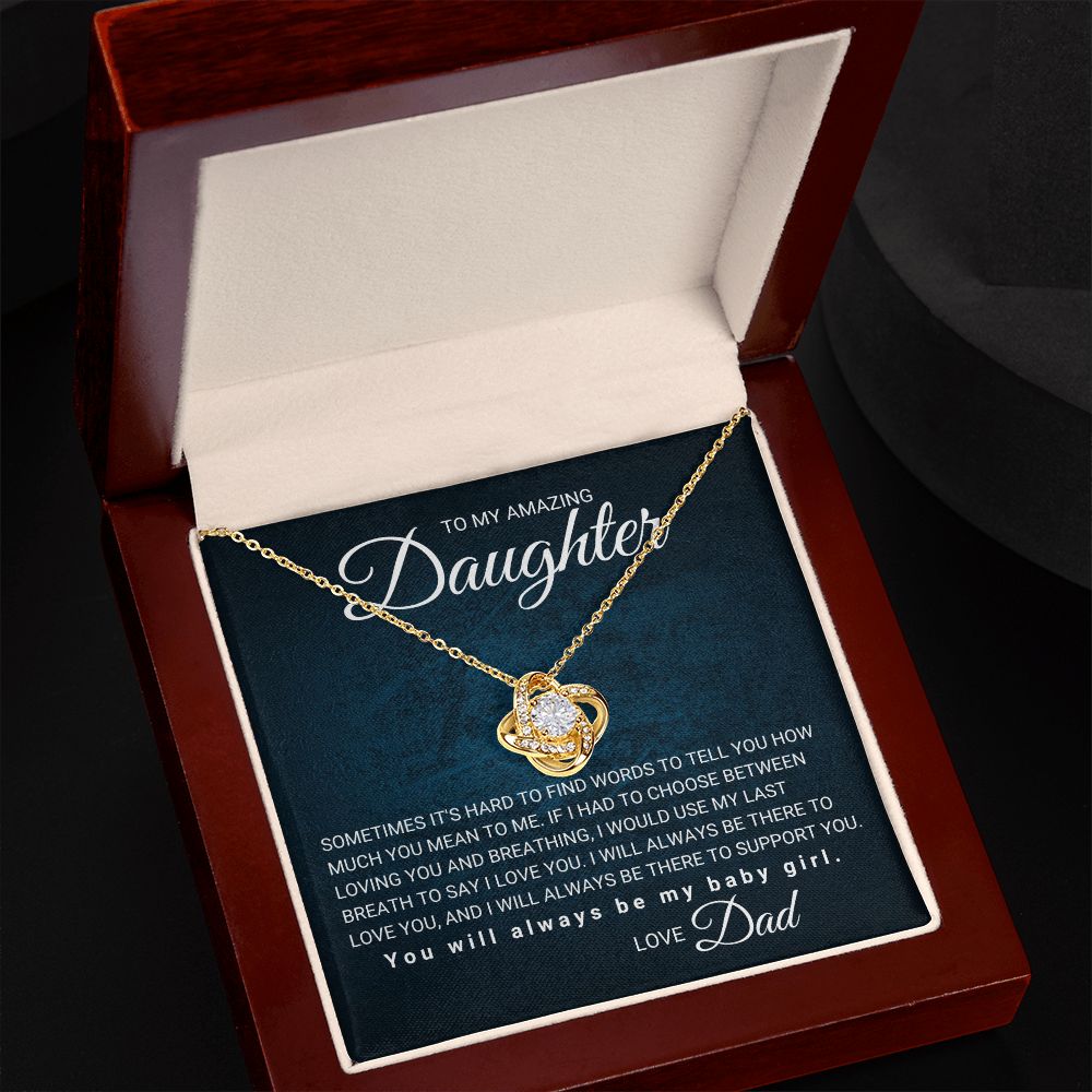 To My Daughter - Always Be My Baby Girl (ETSY)